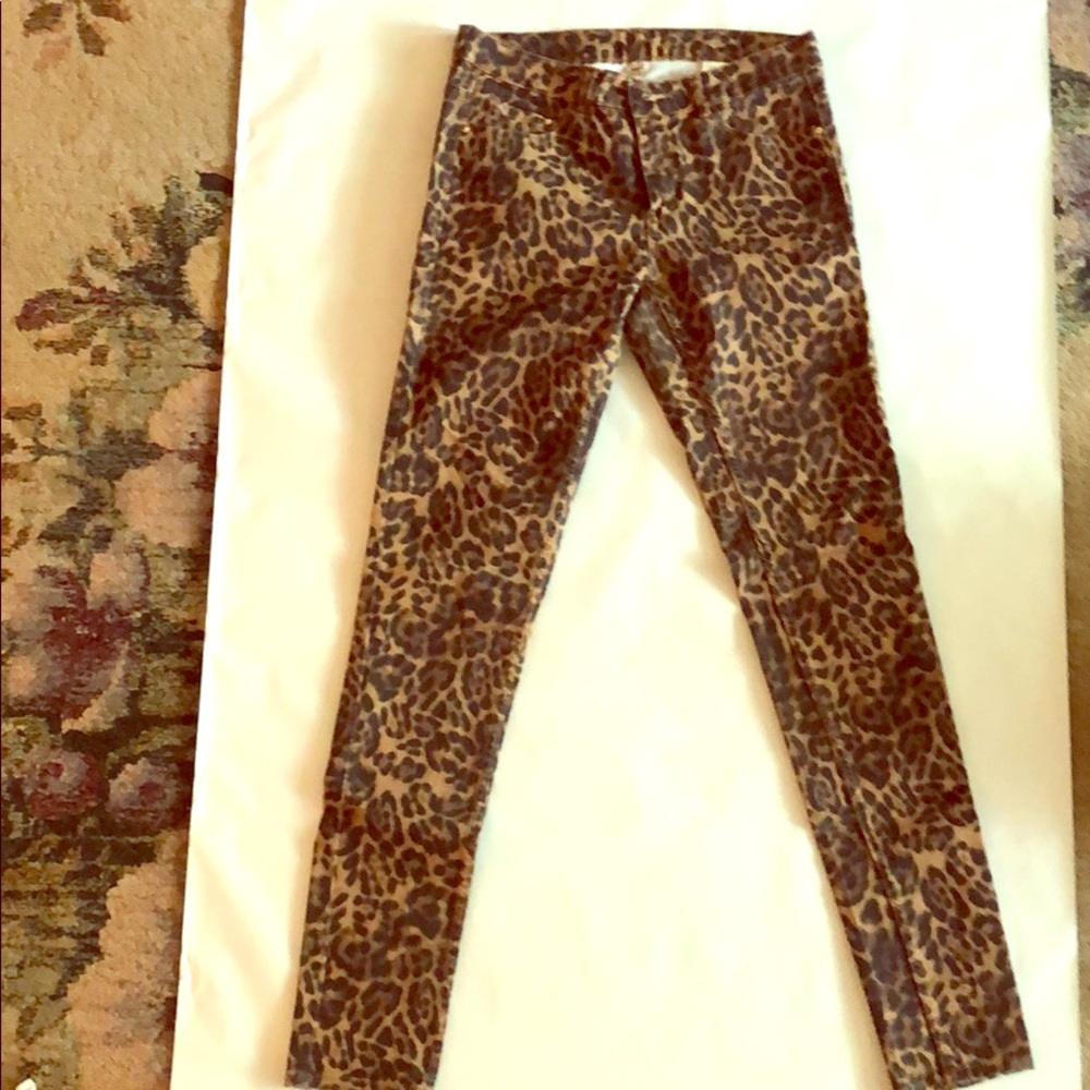 Cheetah Print Jeans